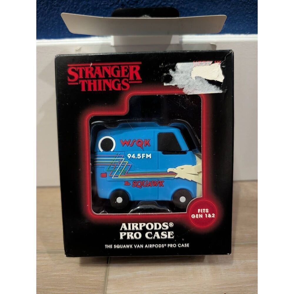 Stranger Things AirPods Pro Case Gen 1/2 Scoops Ahoy Van WSQK Silicone NIB